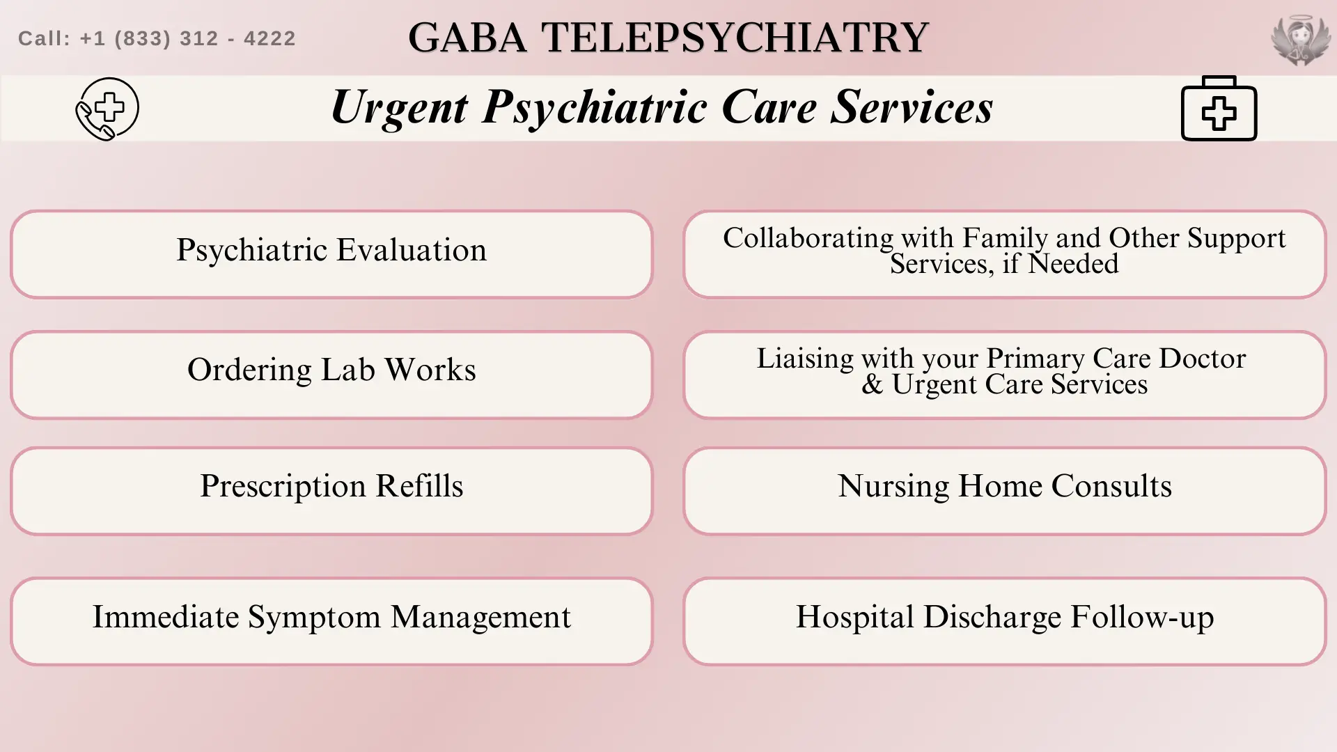 Urgent Psychiatric Care, Emergency psychiatrist