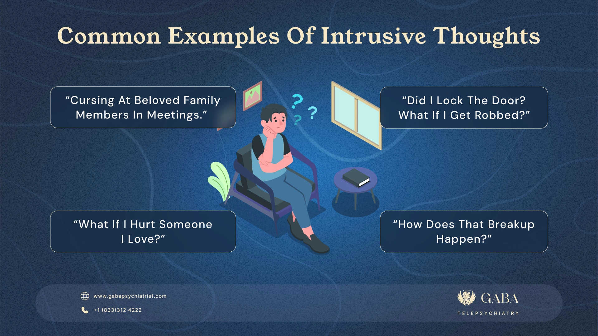 How to Stop Thinking About Something - Gaba Online Psychiatrist