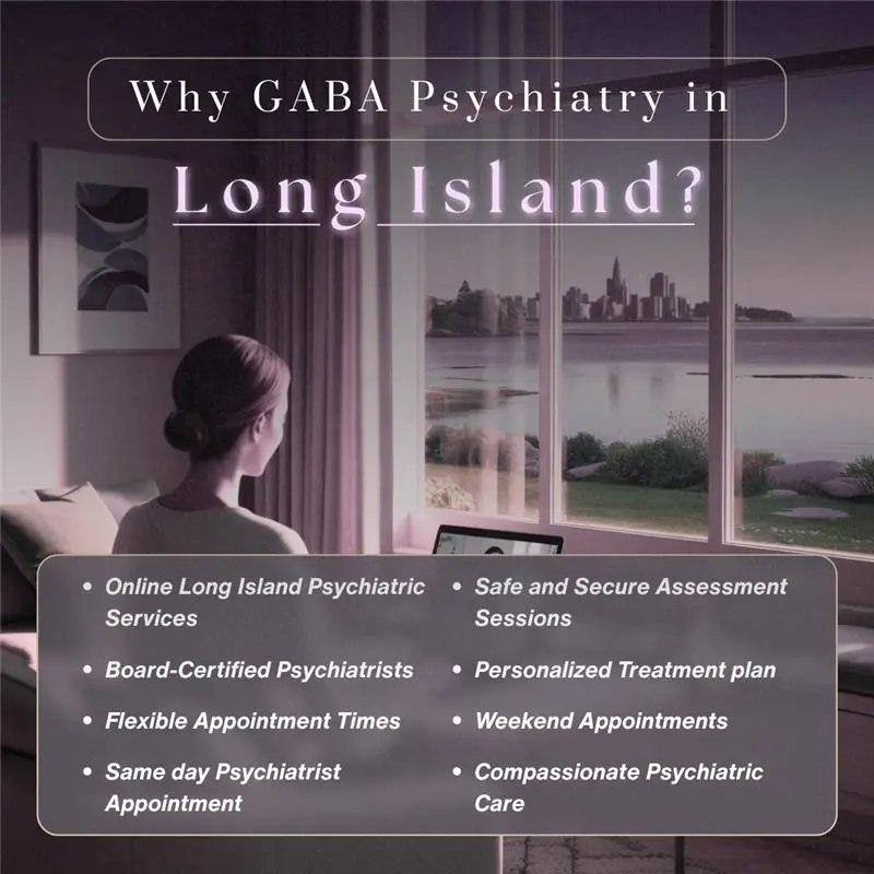 Psychiatrist Long Island GABA Telepsychiatry Gaba Online Psychiatrist